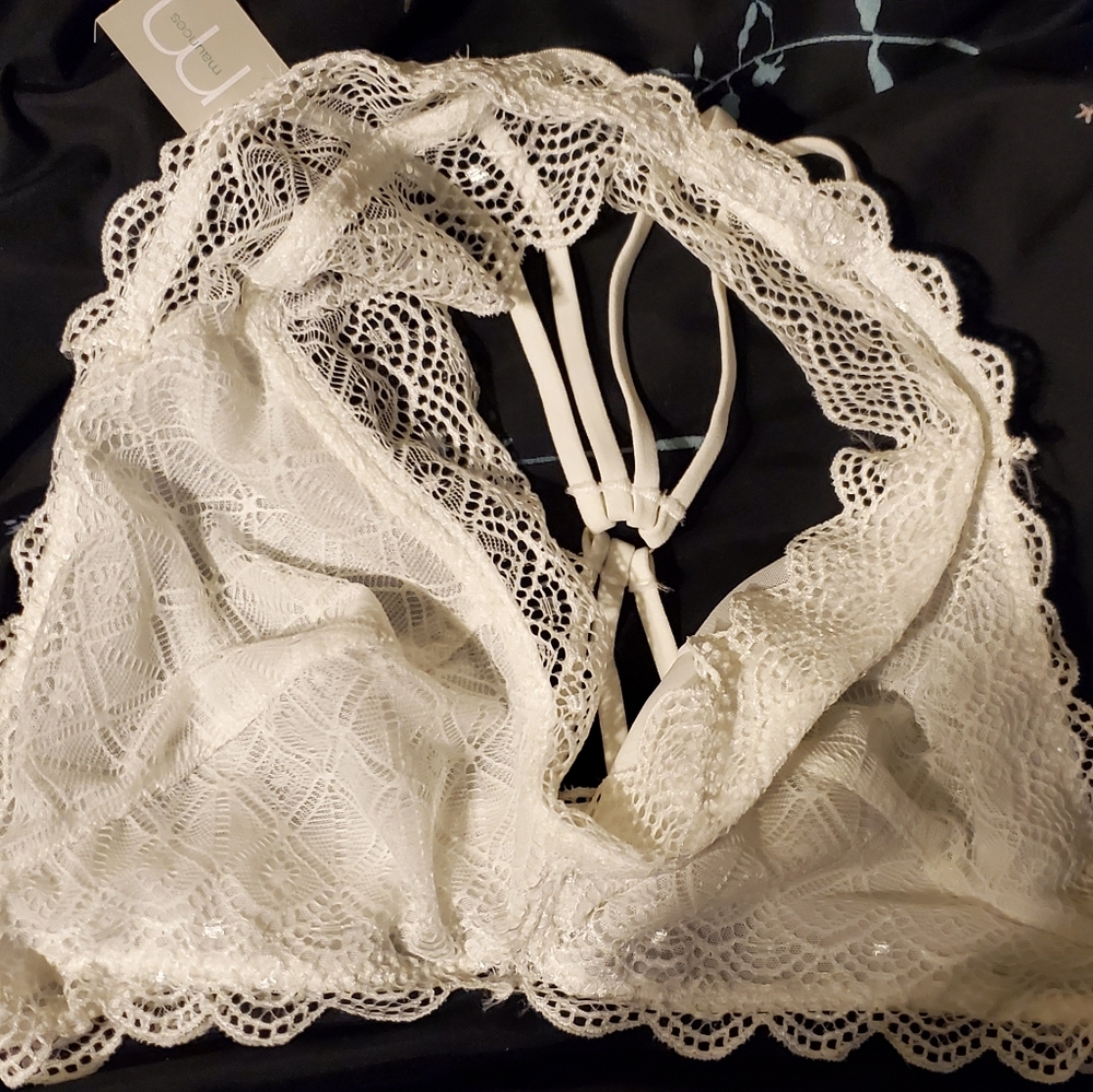 White maurices bralette